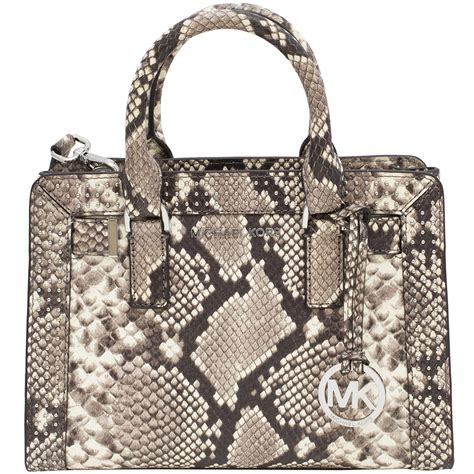 does michael kors use fake snakeskin clutch|michael kors leather flap.